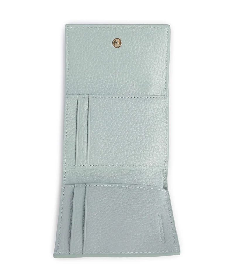 Coccinelle Metallic Soft Geldbörse aquamarine