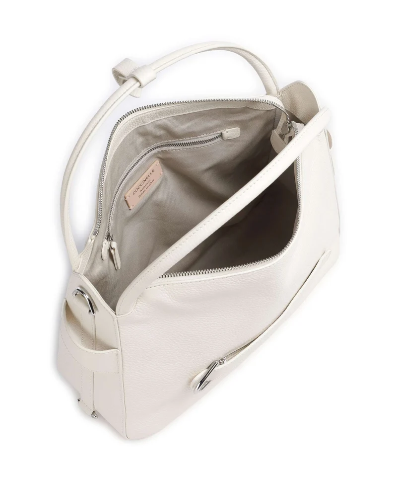 Coccinelle Gretel Ribbon Beuteltasche pearl