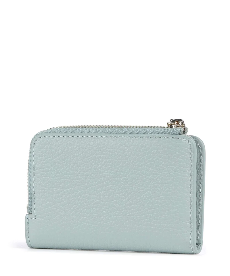Coccinelle Metallic Soft Geldbörse aquamarine