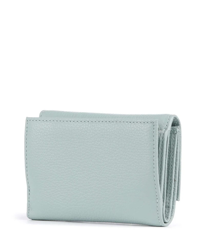 Coccinelle Metallic Soft Geldbörse aquamarine