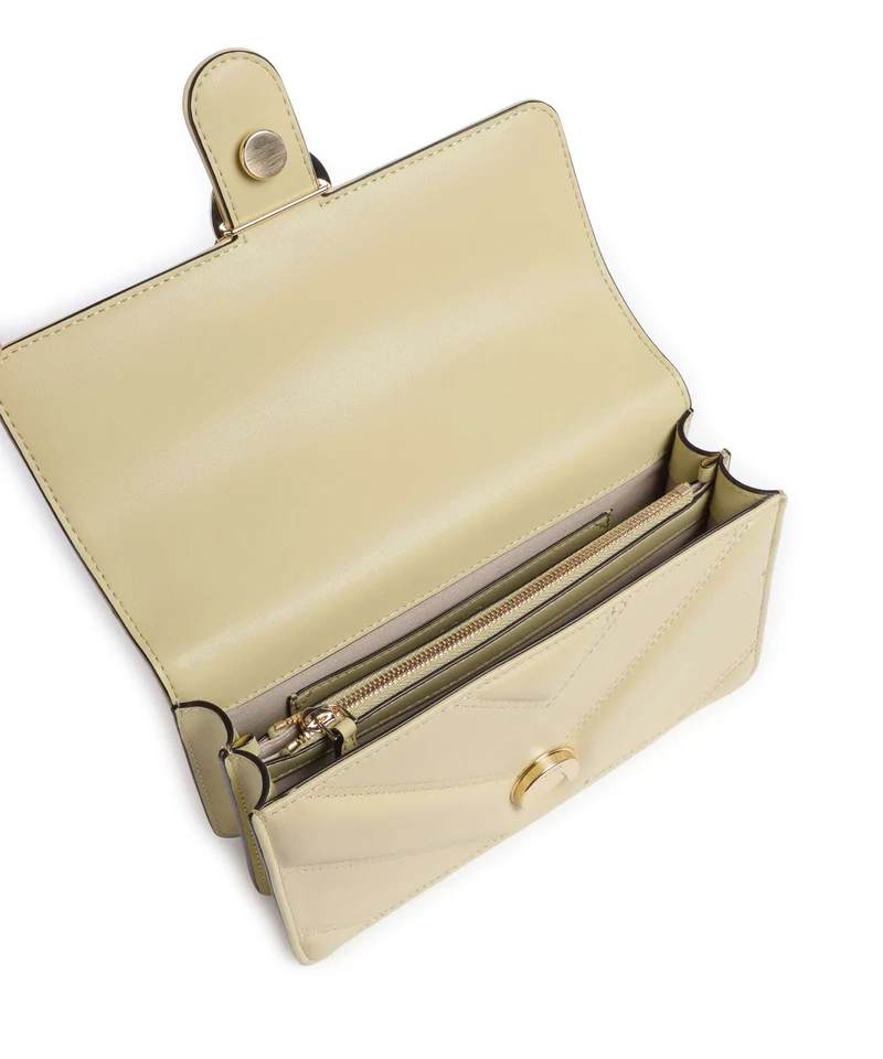 Pinko Love One Mini Schultertasche giallo pastinaca/gold mordore