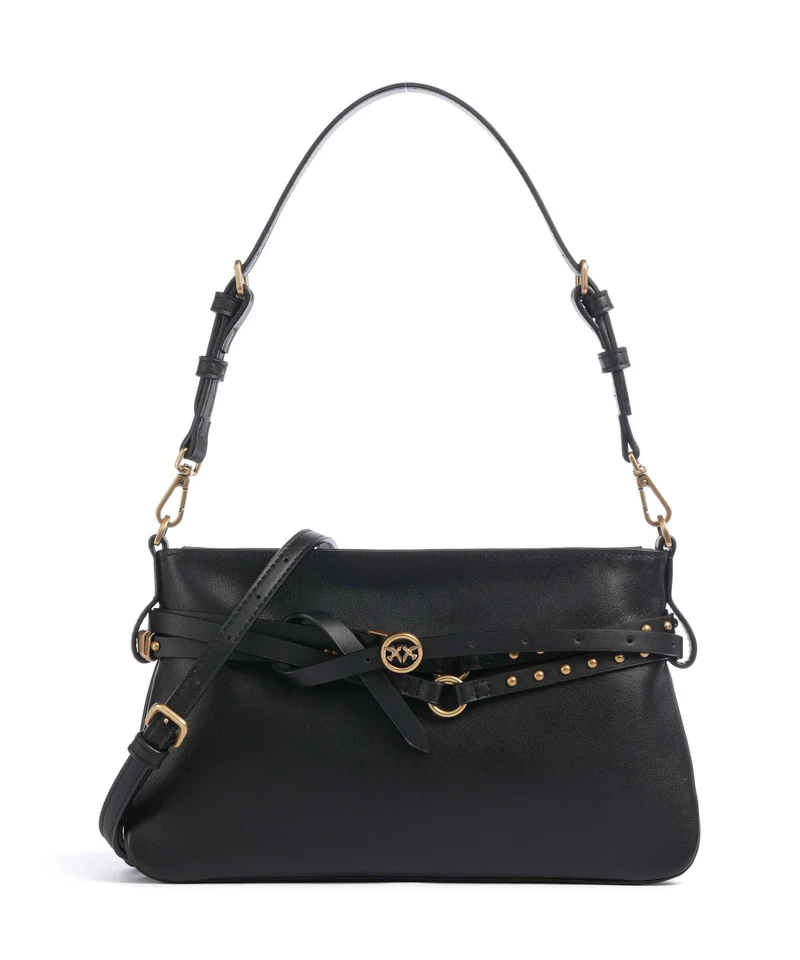 Pinko Belt Mini Schultertasche nero/antique gold