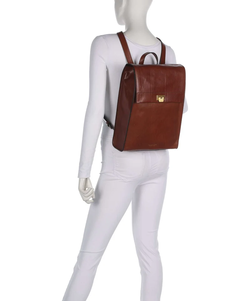 The Bridge Leila Laptop-Rucksack marrone