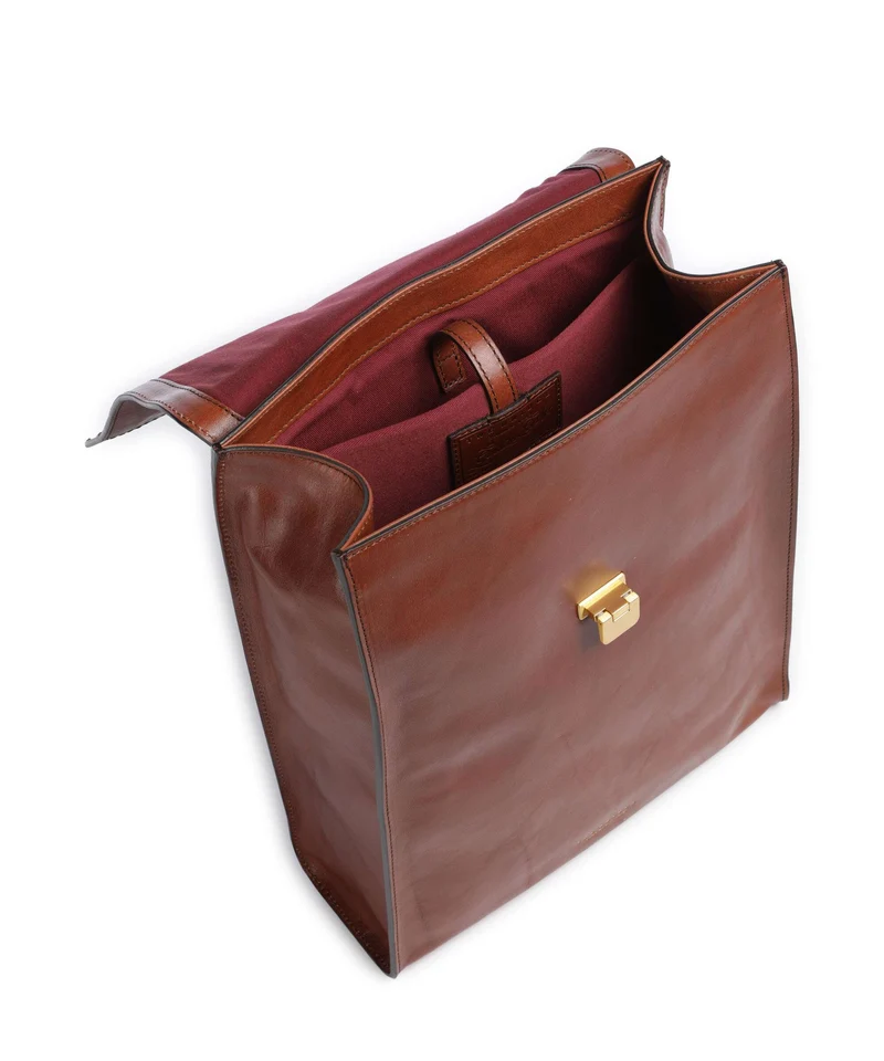 The Bridge Leila Laptop-Rucksack marrone