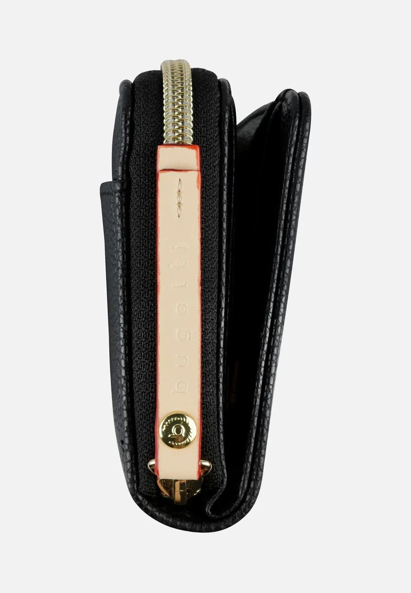 Ella Zipped Ladies Purse Black - Portemonnaie