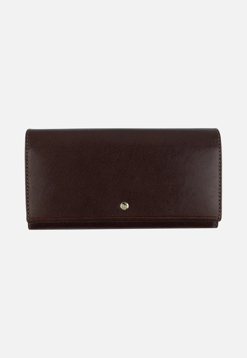 Neaples Ladies Wallet With Flap Brown - Portemonnaie