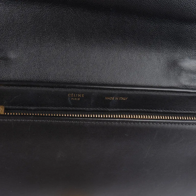 Céline Tricolor Leather Trapeze Handbag