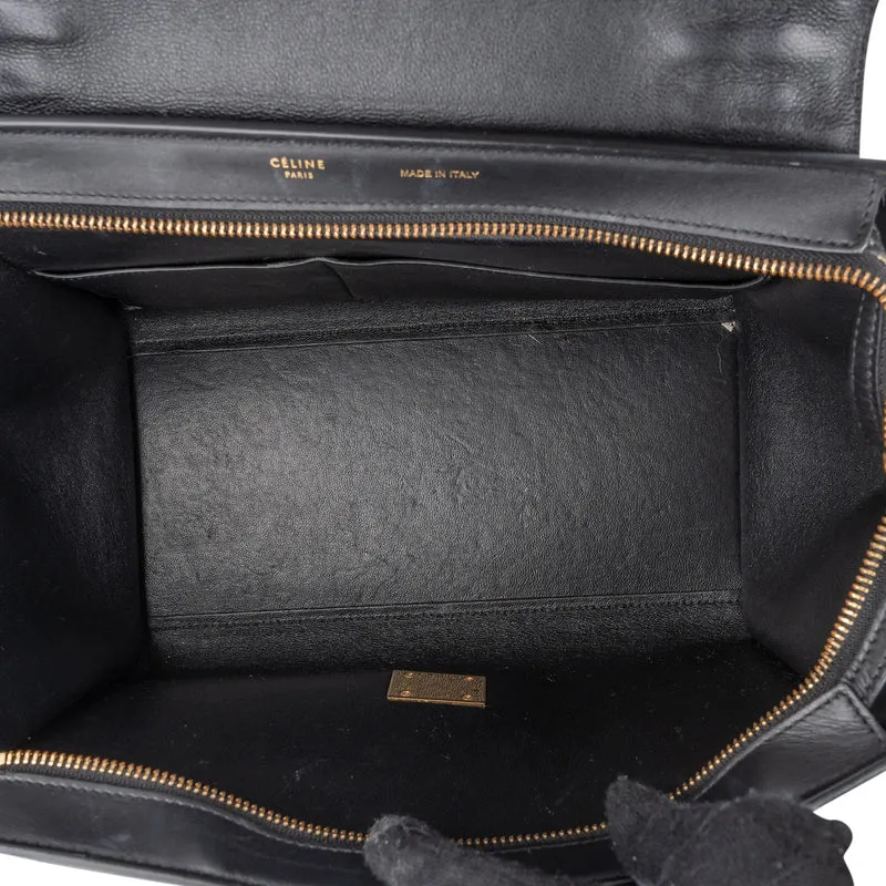 Céline Tricolor Leather Trapeze Handbag
