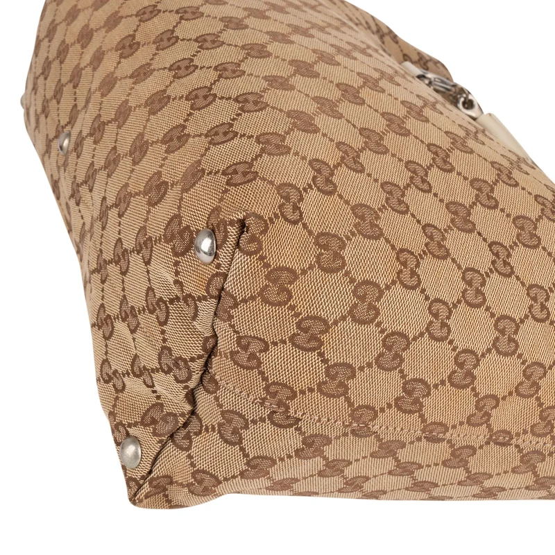 Gucci Monogram GG Canvas Horsebit Handbag