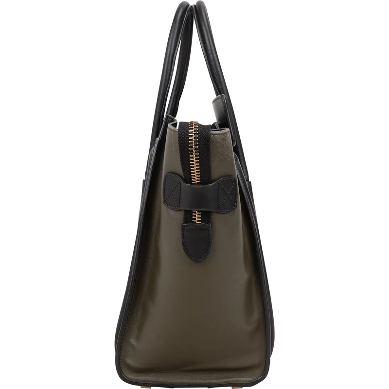 Céline Tricolor Leather Luggage Handbag