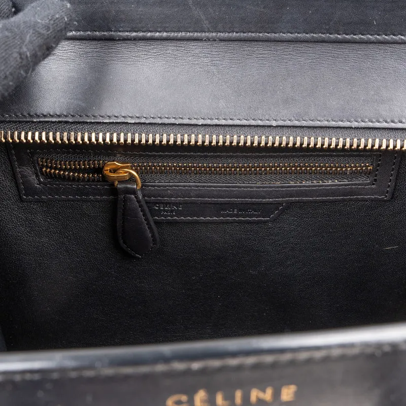 Céline Tricolor Leather Luggage Handbag