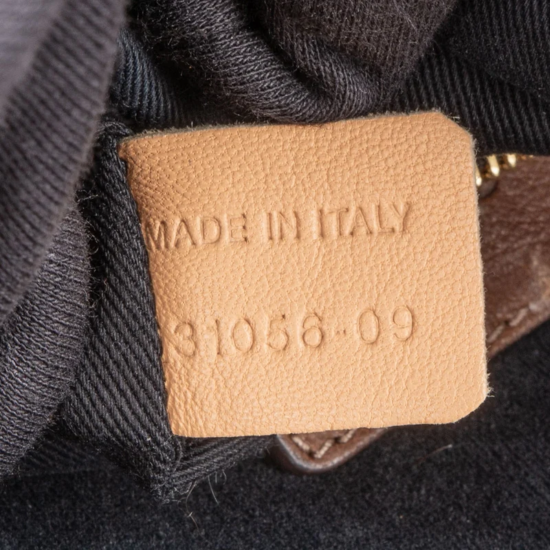 Chloé Brown Leather Paraty Handbag