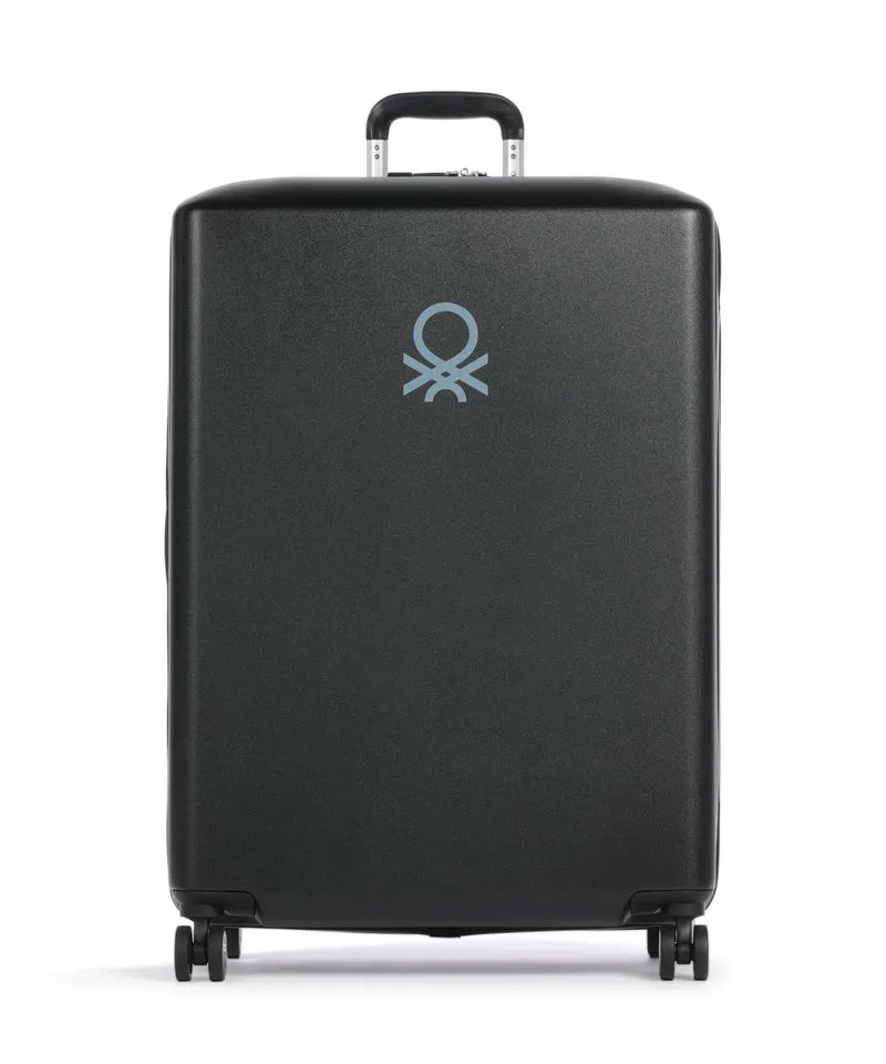 Delsey Paris x United Colors of Benetton UCB Hardside 4-Rollen Trolley black