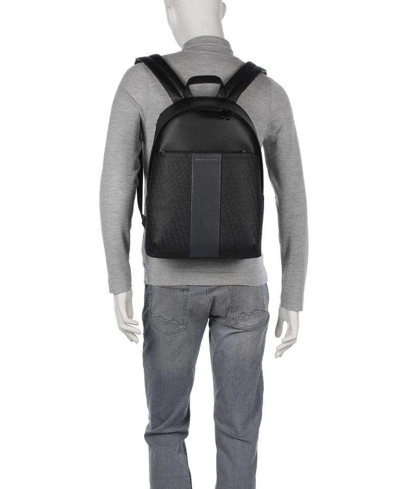 Armani Exchange William Rucksack black/forged iron