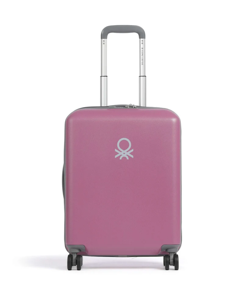 Delsey Paris x United Colors of Benetton UCB Hardside 4-Rollen Trolley pink