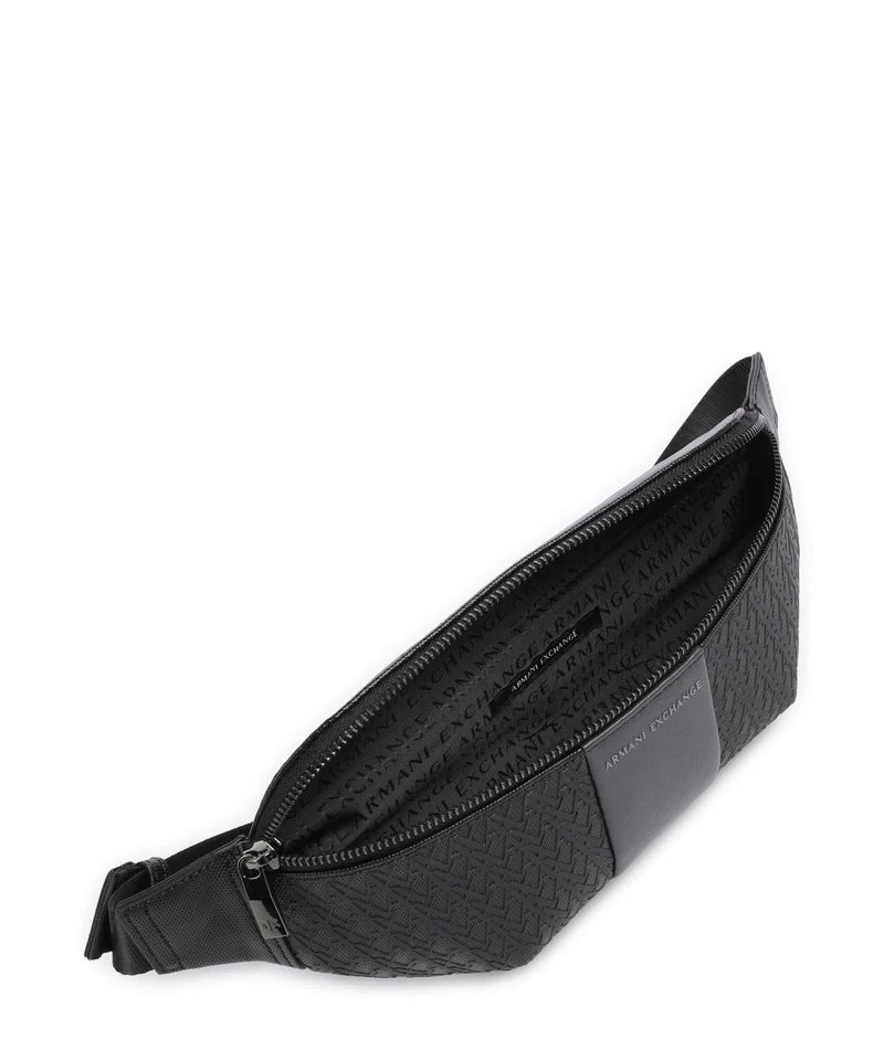 Armani Exchange William Gürteltasche black/forged iron