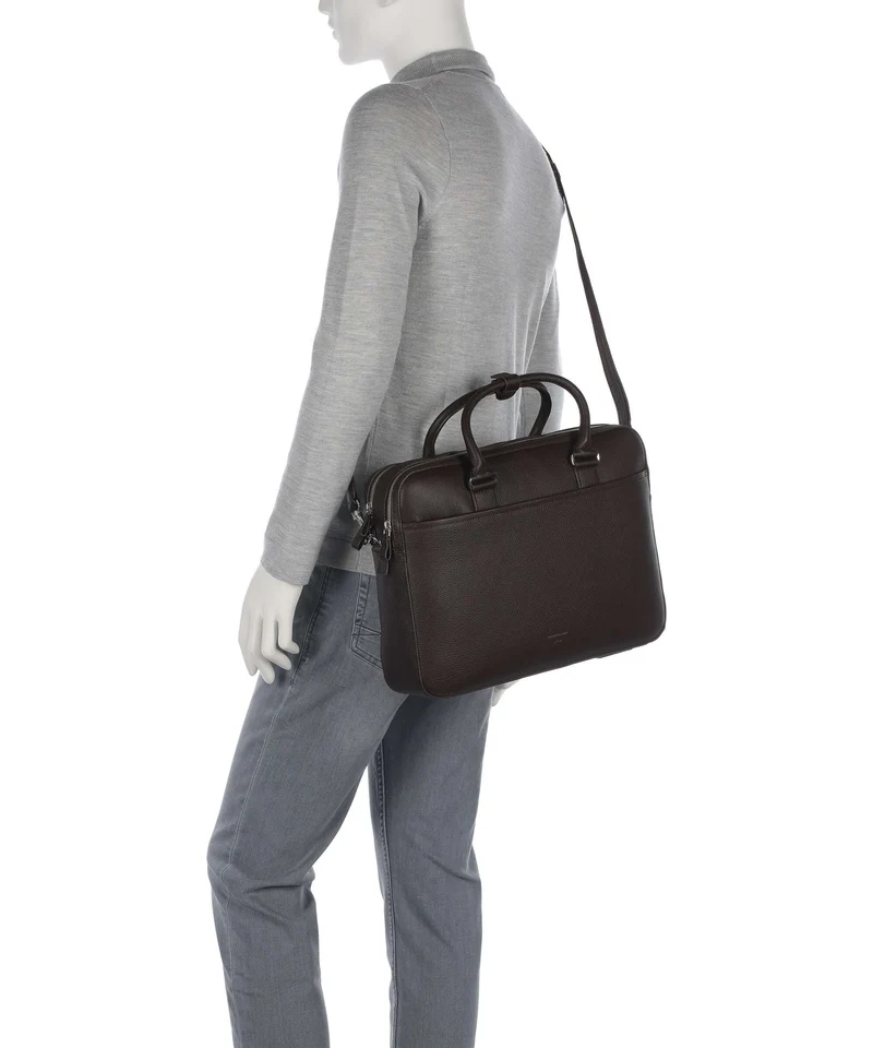 Tiger of Sweden Burin Aktentasche dark brown