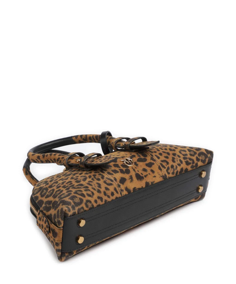 Pinko Bowling Horizontal Handtasche maculato/marrone/antique gold