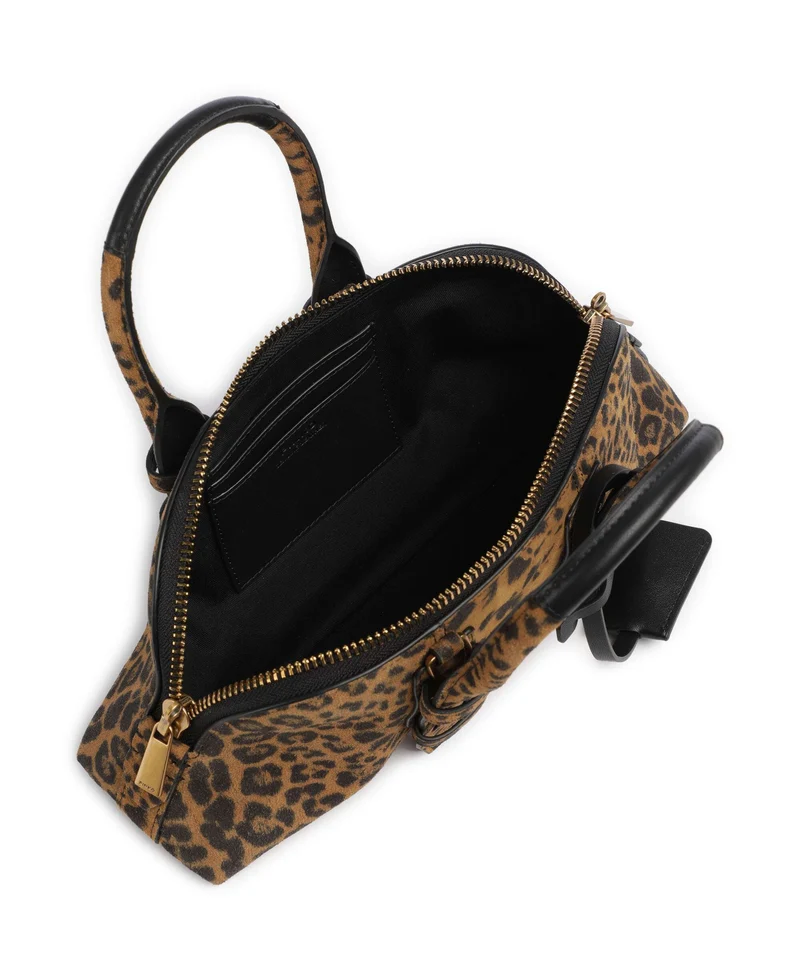 Pinko Bowling Horizontal Handtasche maculato/marrone/antique gold