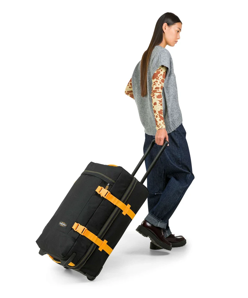 Eastpak Tranverz M Rollenreisetasche kontrast mango