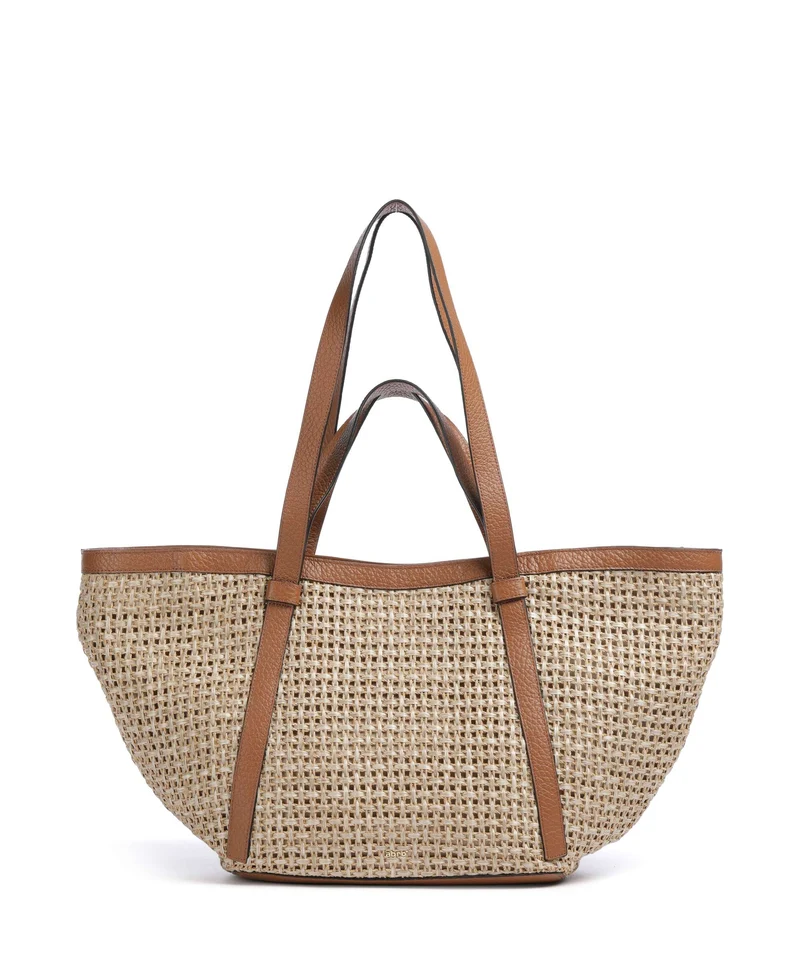 Abro Raffia Cordino Cosmo Large Shopper caramel/cognac