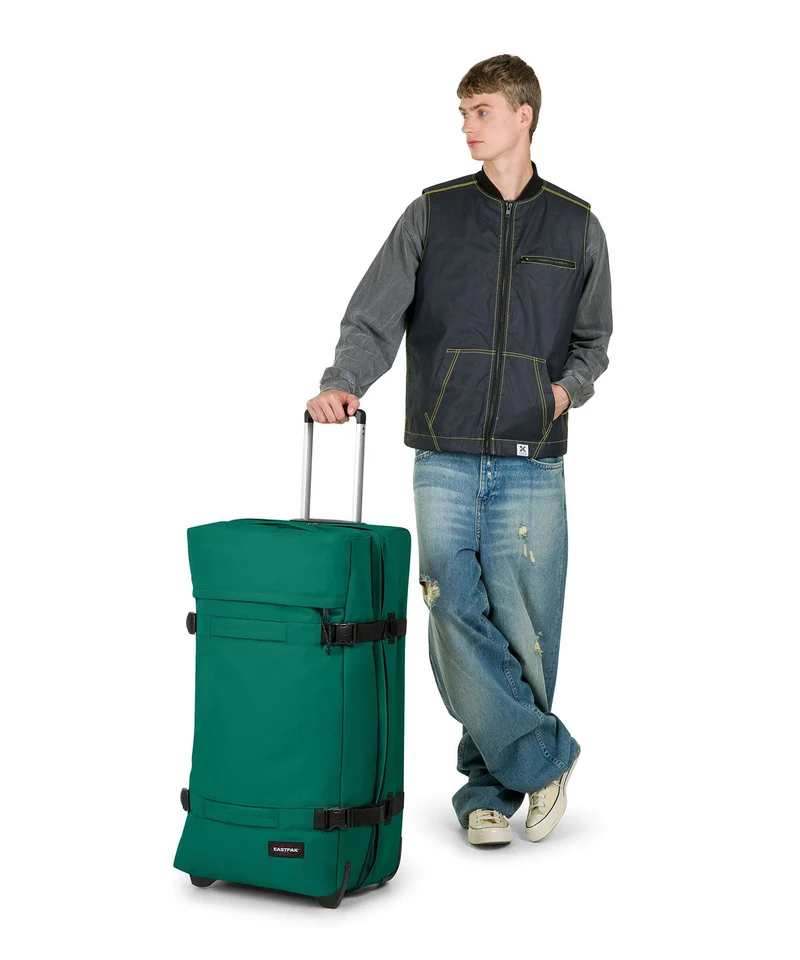 Eastpak Tarp Transit'R L Rollenreisetasche pineneedle green