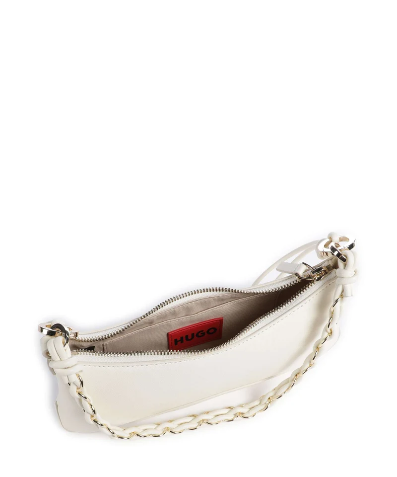 Hugo Ilary Schultertasche open white