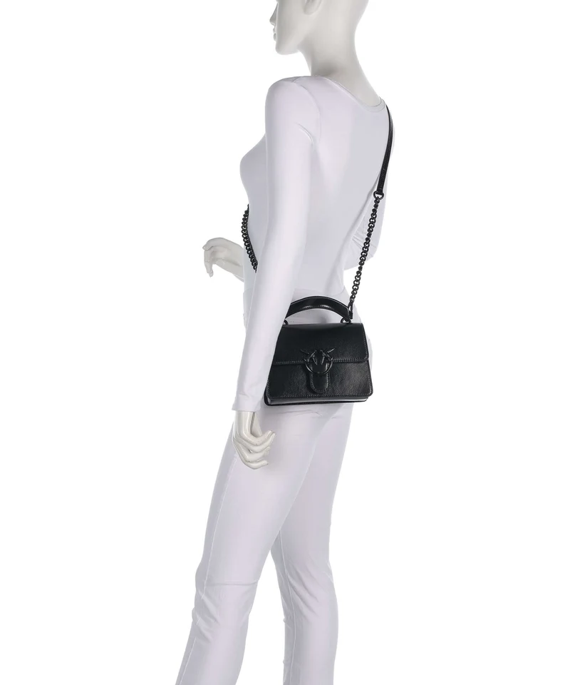 Pinko Love One Mini Handtasche nero limousine block color
