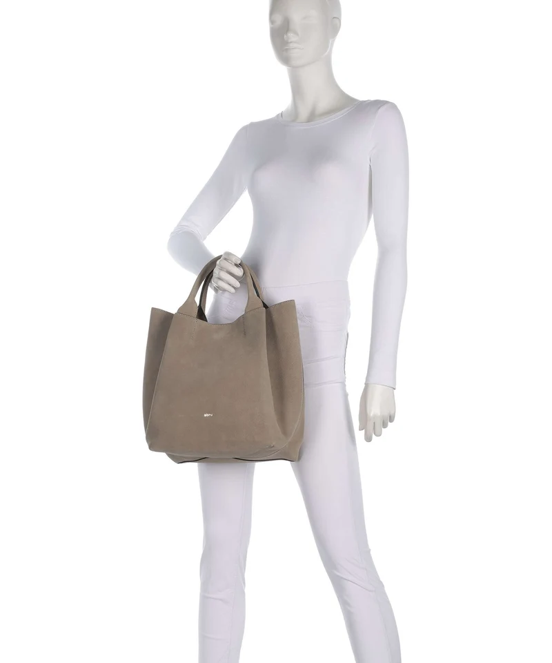 Abro Suede Essential Medium Handtasche siena