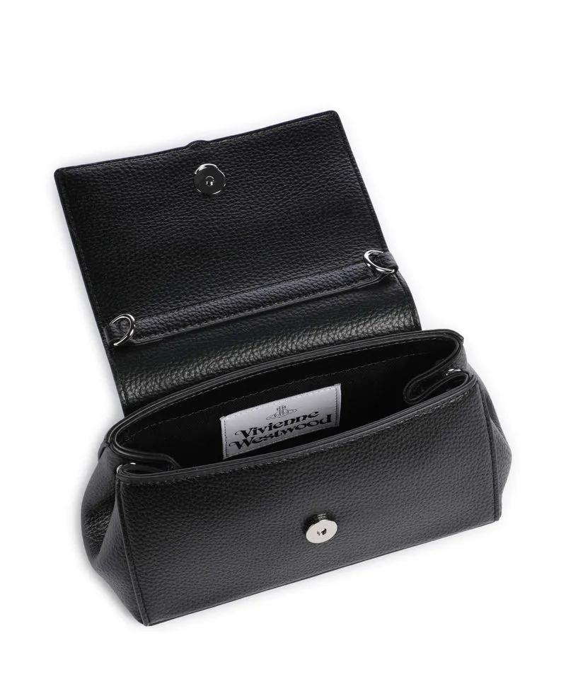 Vivienne Westwood Hazel Grain Small Schultertasche black