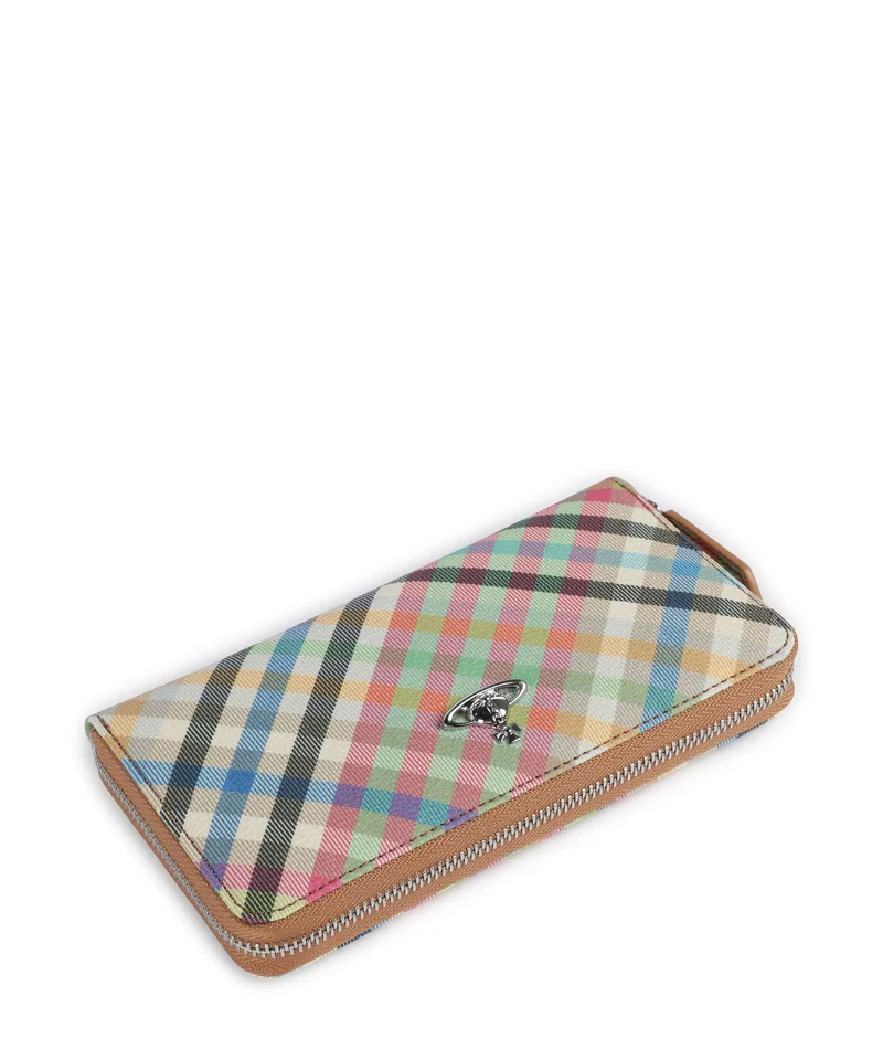 Vivienne Westwood Buccia D'Arancia Classic Geldbörse heather plaid