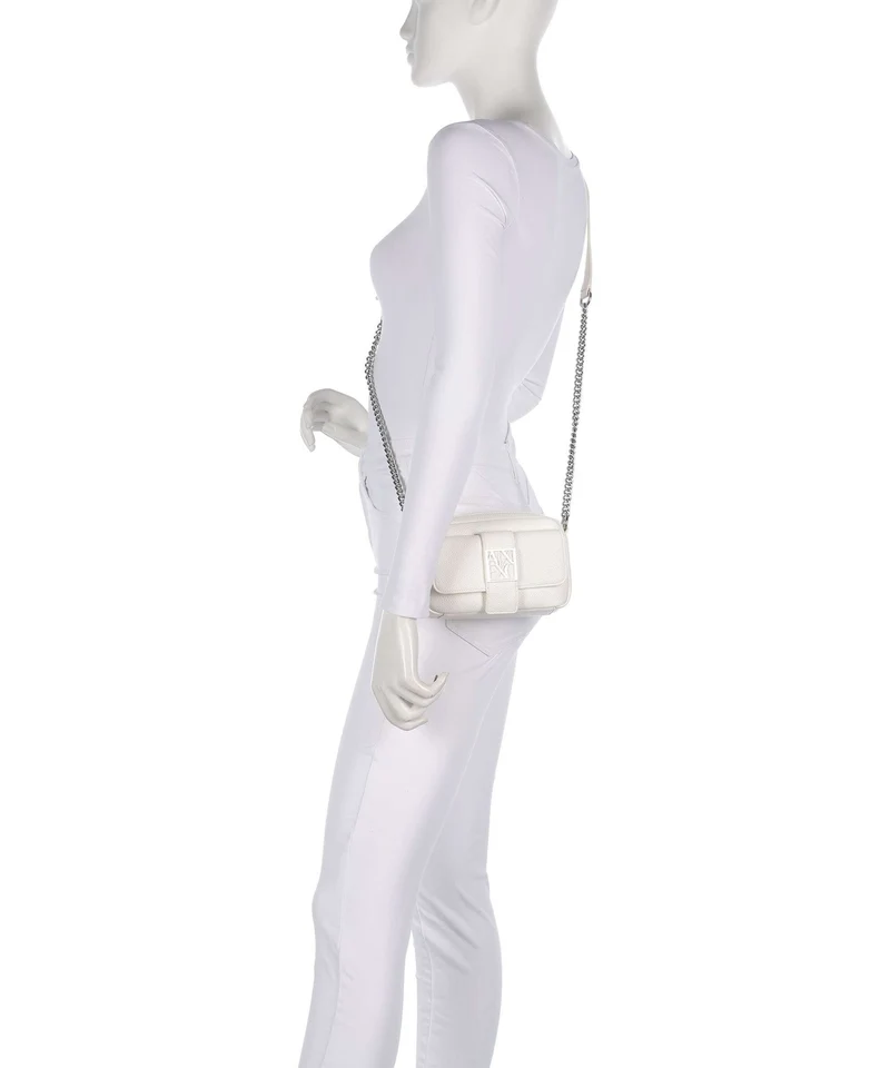 Armani Exchange Susy Soft Umhängetasche off white