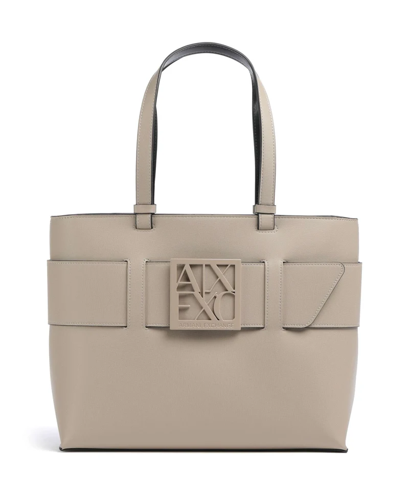 Armani Exchange Susy S Shopper sand