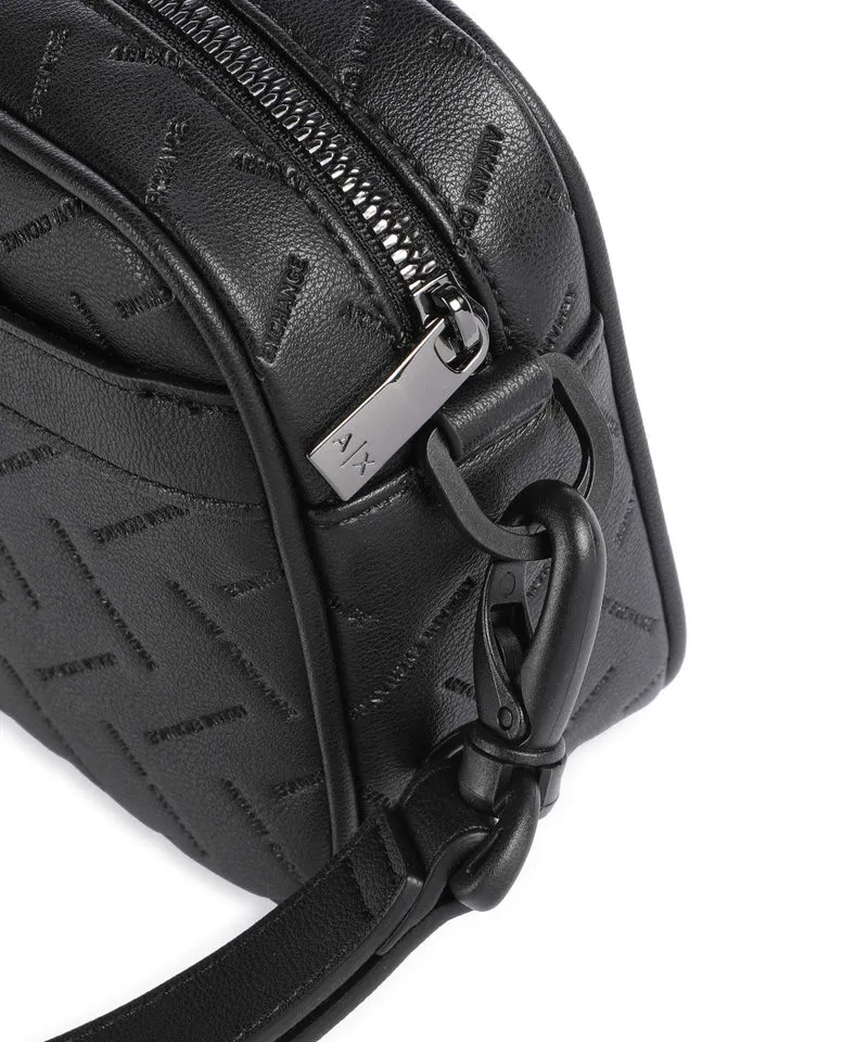 Armani Exchange Ginevra Embossed Kulturbeutel black
