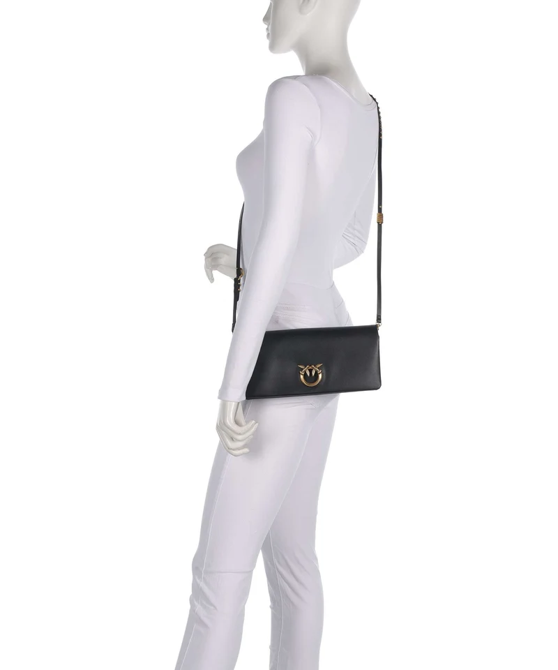 Pinko Click Soft Classic Umhängetasche nero/antique gold