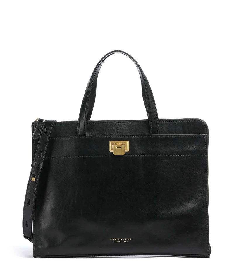 The Bridge Leila Laptoptasche nero