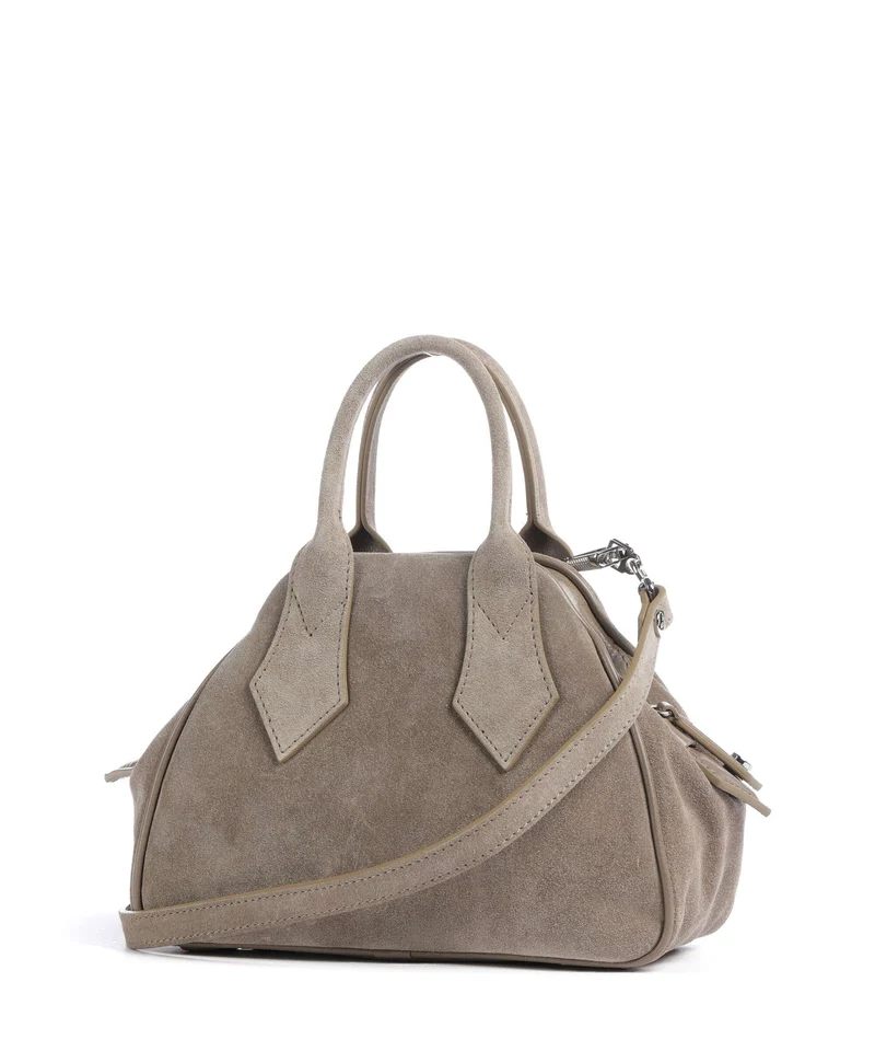 Vivienne Westwood Yasmine Suede Small Handtasche stone