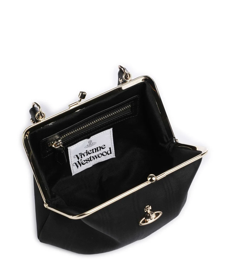 Vivienne Westwood Granny Frame Moire Handtasche black