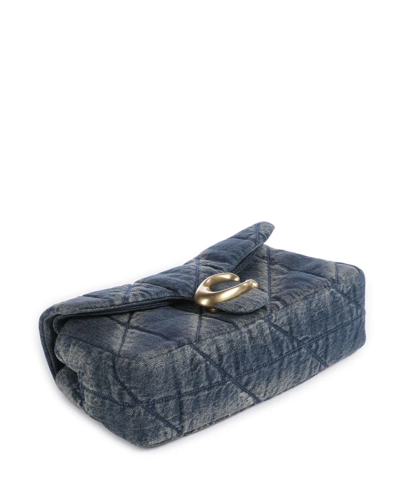 Coach Tabby Soft Quilted Loved Denim 26 Schultertasche dark indigo