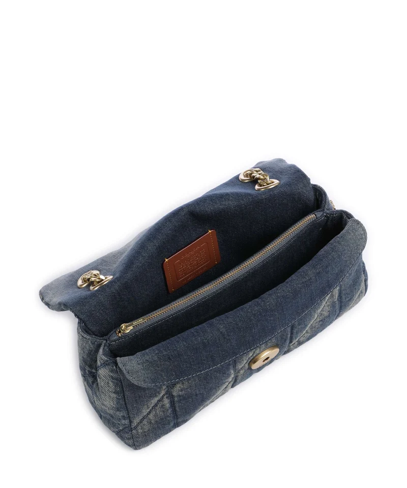 Coach Tabby Soft Quilted Loved Denim 26 Schultertasche dark indigo