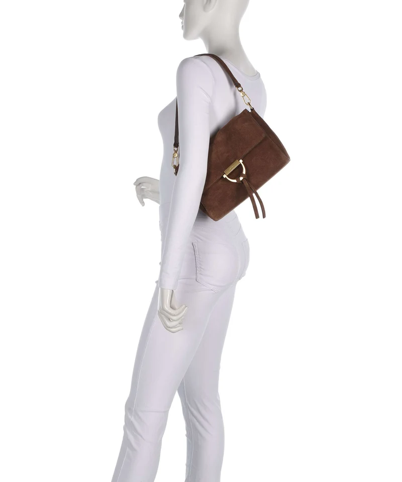 Abro Suede Temi Schultertasche wood
