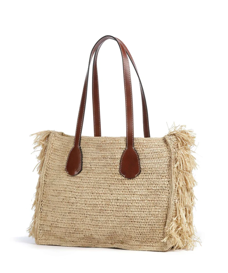 The Bridge Luna Shopper marrone