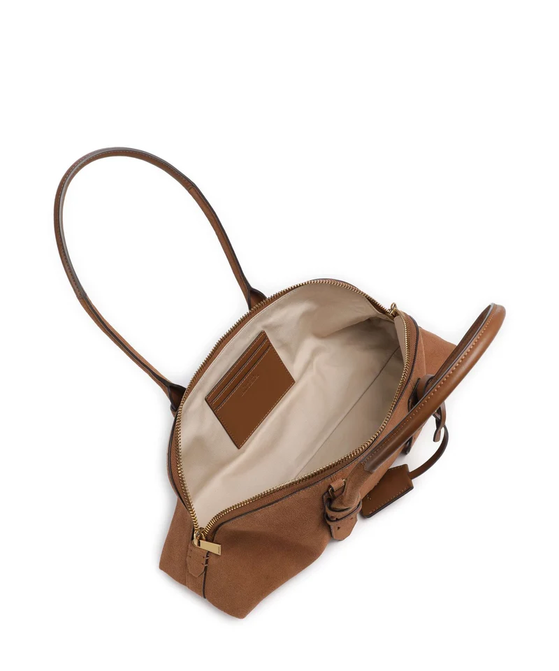 Pinko Bowling Horizontal Big Schultertasche marrone/leone/antique gold