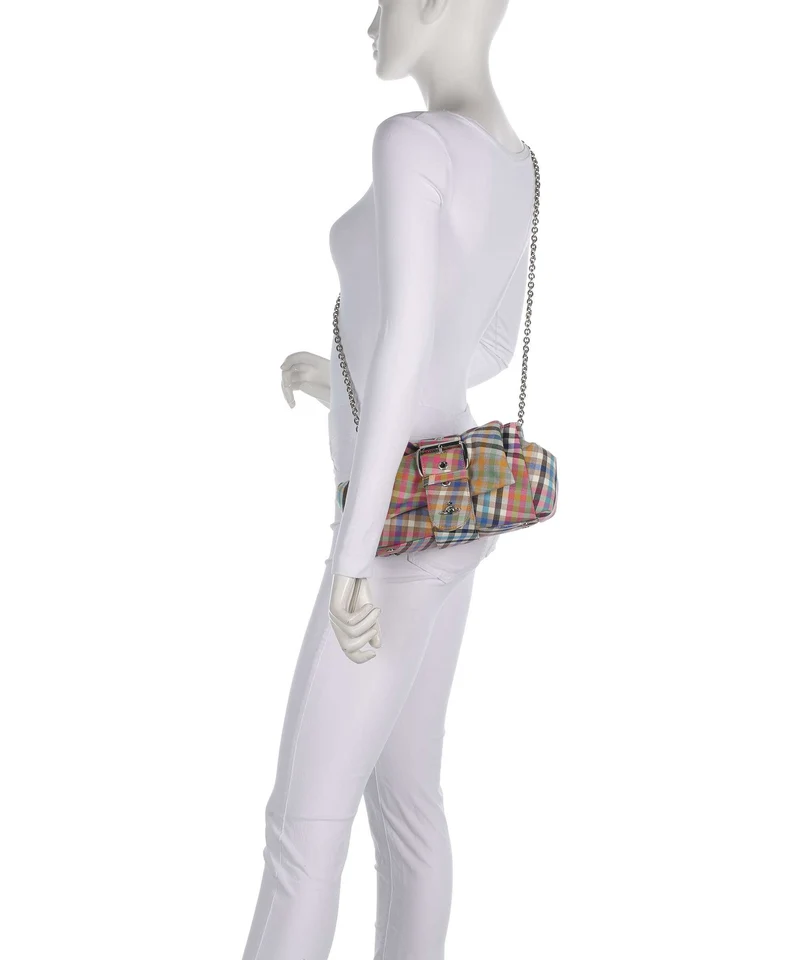 Vivienne Westwood Hazel Heather Check Treasure Schultertasche multicolour