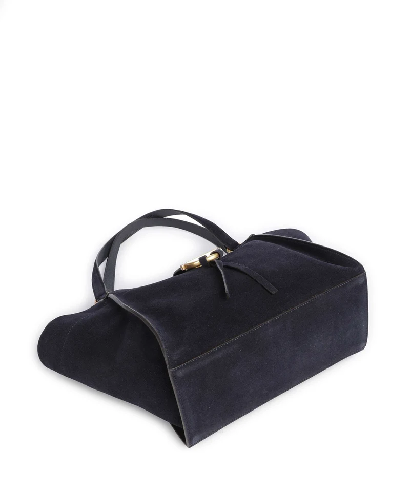 Abro Suede Temi Shopper navy