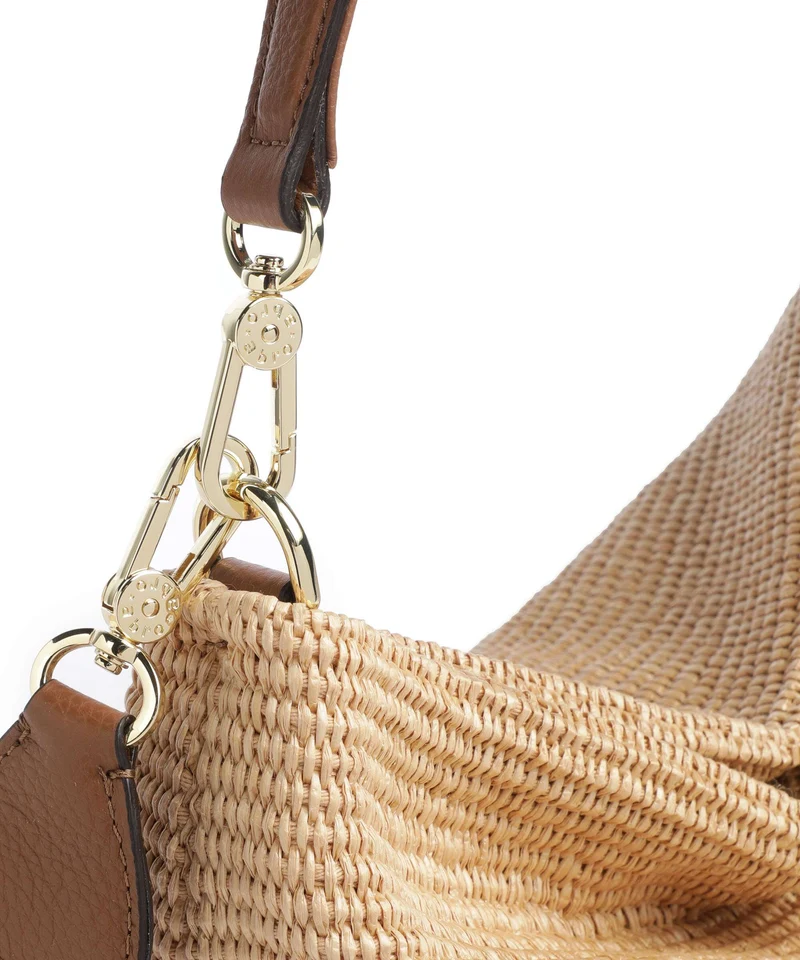 Abro Raffia Kaia Beuteltasche natural