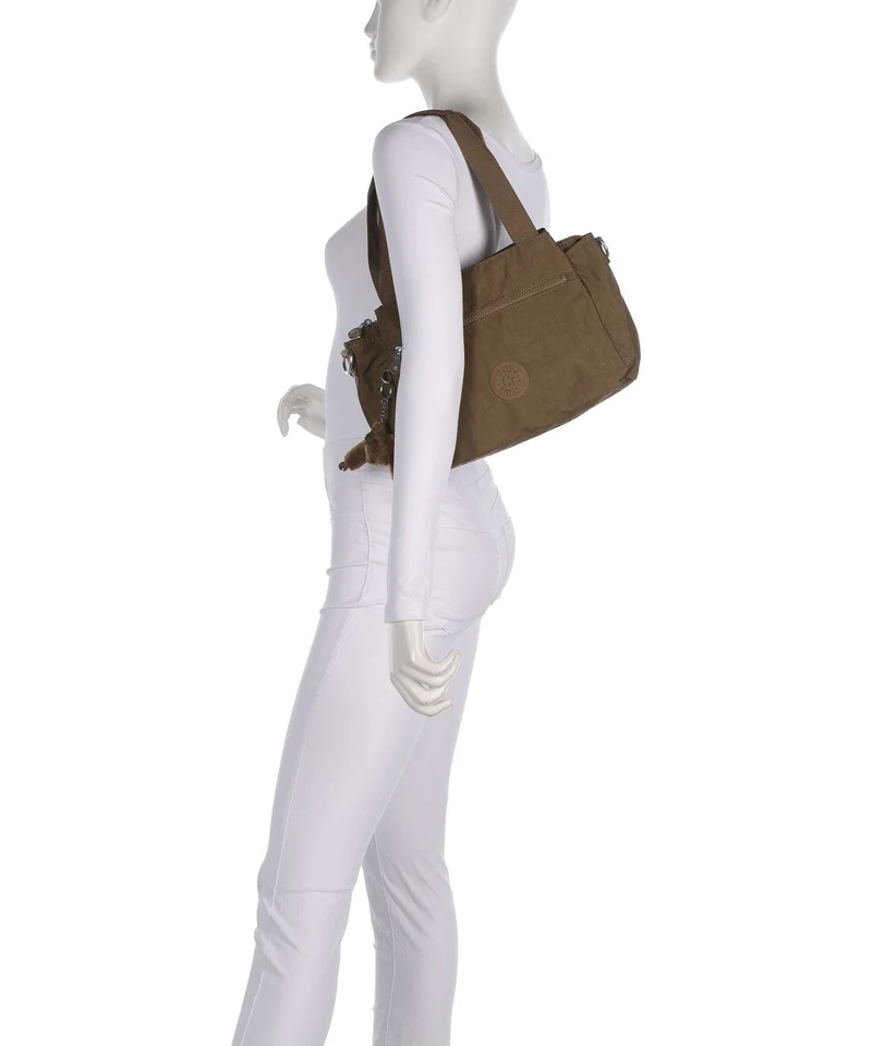 Kipling Basic Elysia Schultertasche smooth khaki