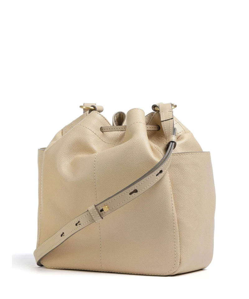 The Bridge Letizia Soft Bucket Handtasche butter