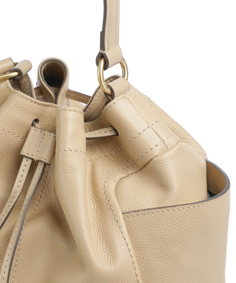 The Bridge Letizia Soft Bucket Handtasche butter