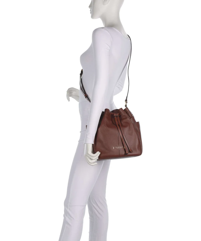 The Bridge Letizia Soft Bucket Handtasche marrone